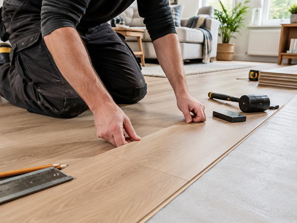 Floor fitting service example