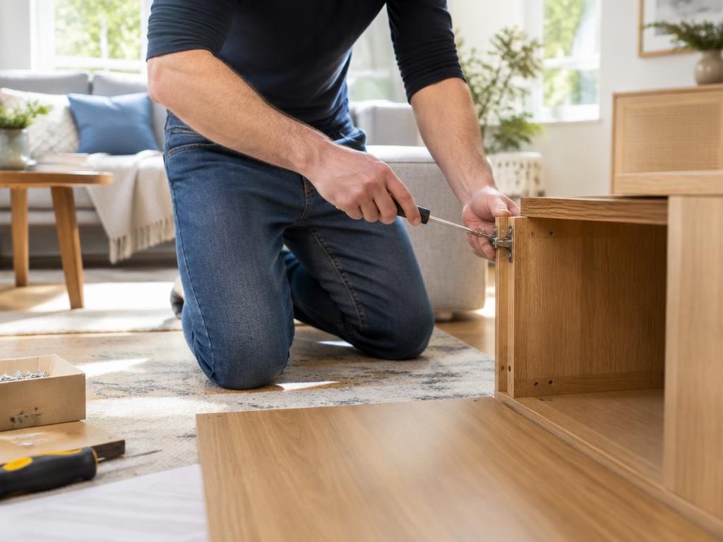 Flat-pack furniture service example